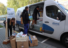 Společnost Fatra, a.s. poslala materiální pomoc pro Jesenicko